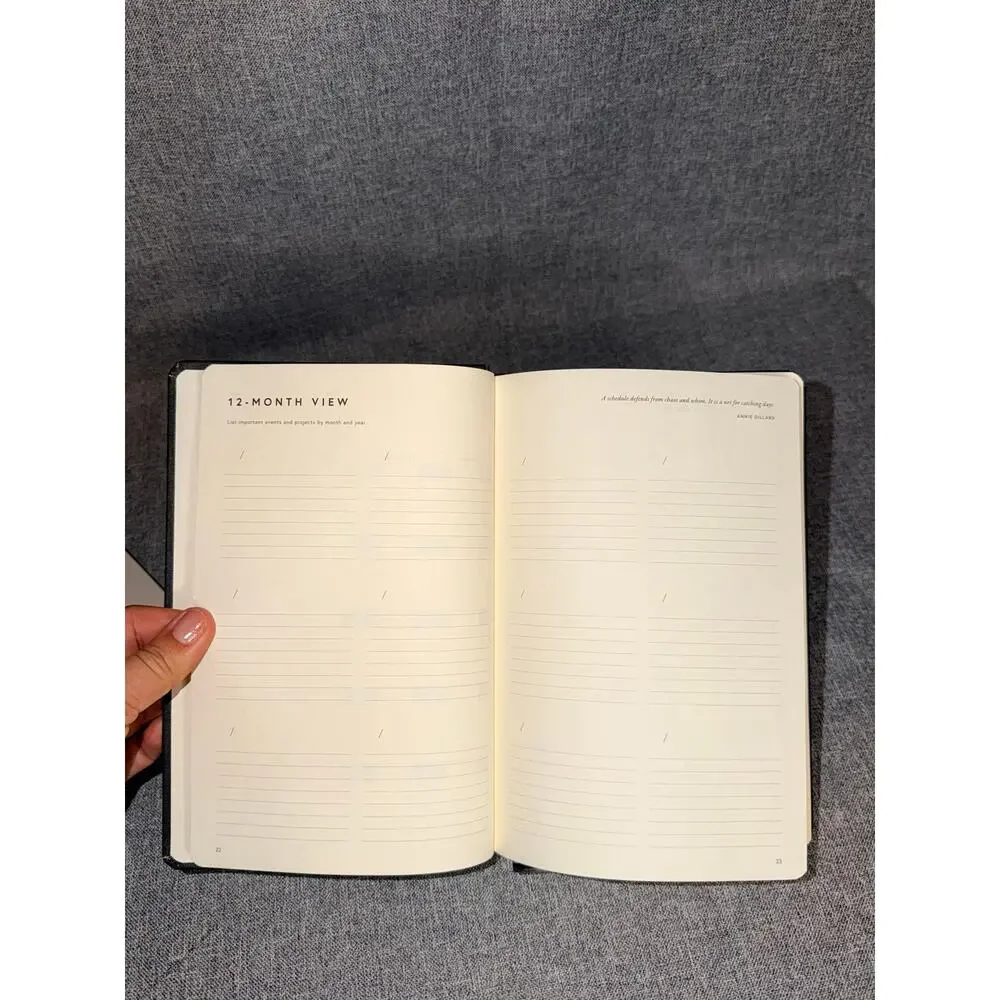 Full Focus Gray Linen Planner by Michael Hyatt - Ready to Achieve the Double Win